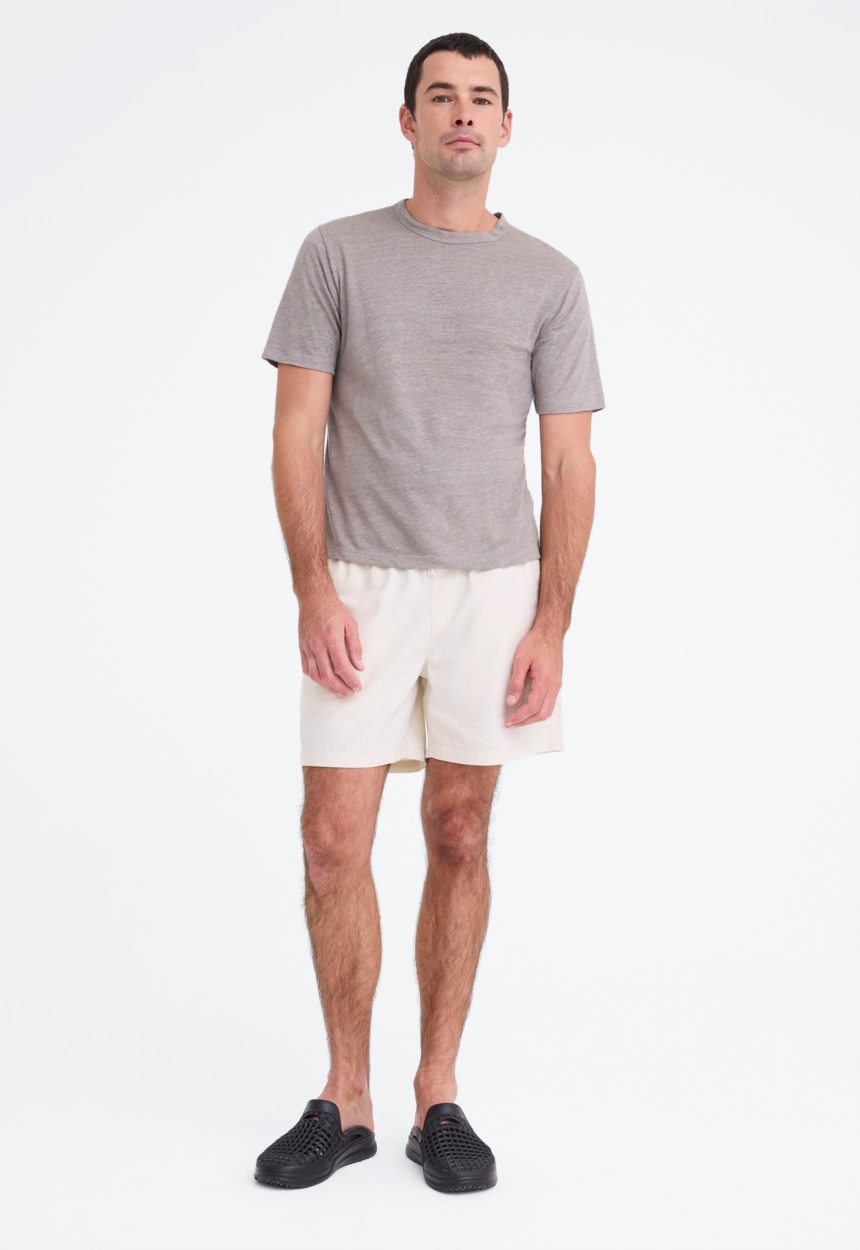 Jac+Jack Line Tee - Cora Grey